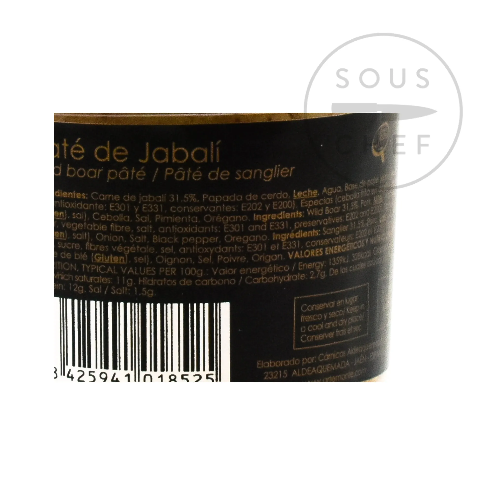 ArteMonte Wild Boar Pate, 100g