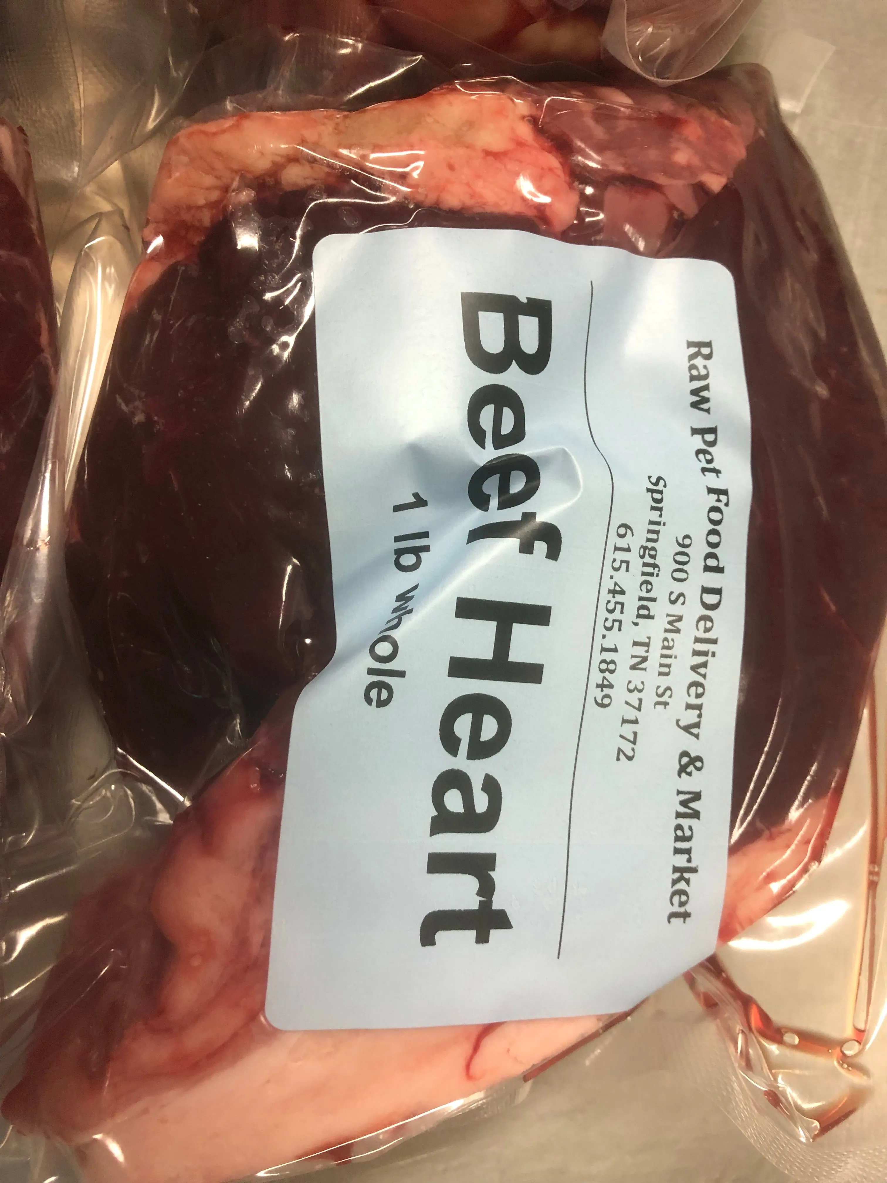 Beef Heart, Whole or Ground