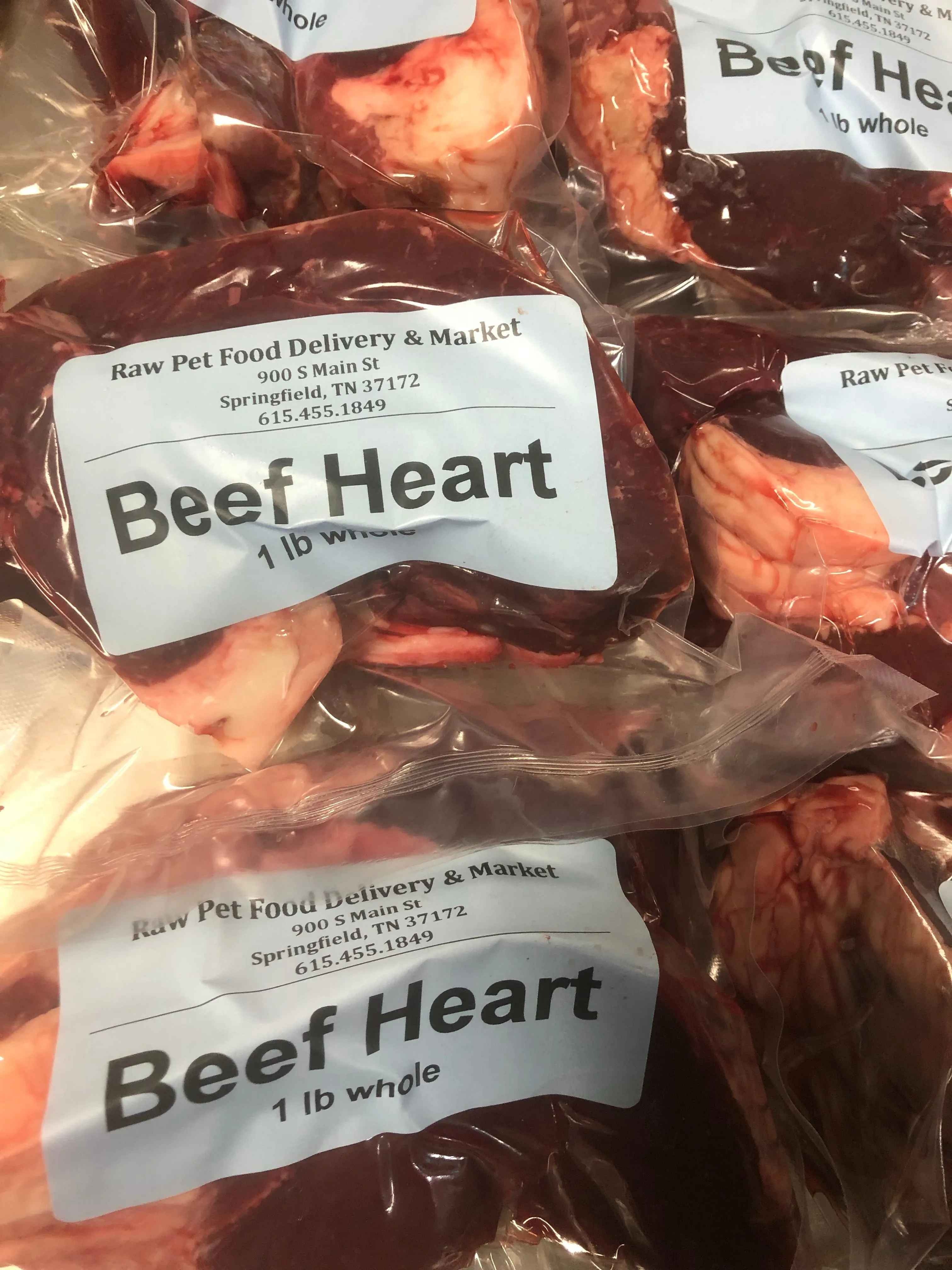Beef Heart, Whole or Ground