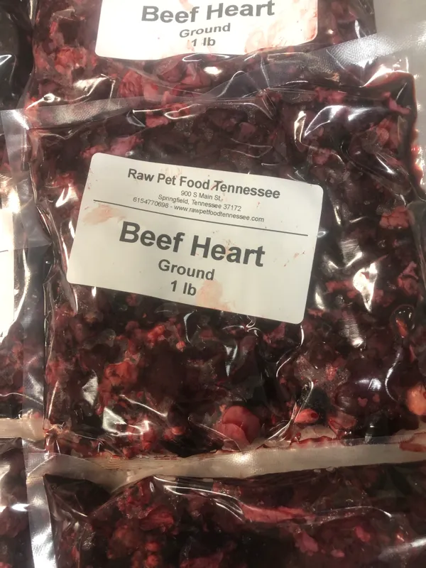 Beef Heart, Whole or Ground