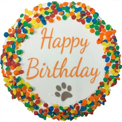 Birthday Cake Dog Treat