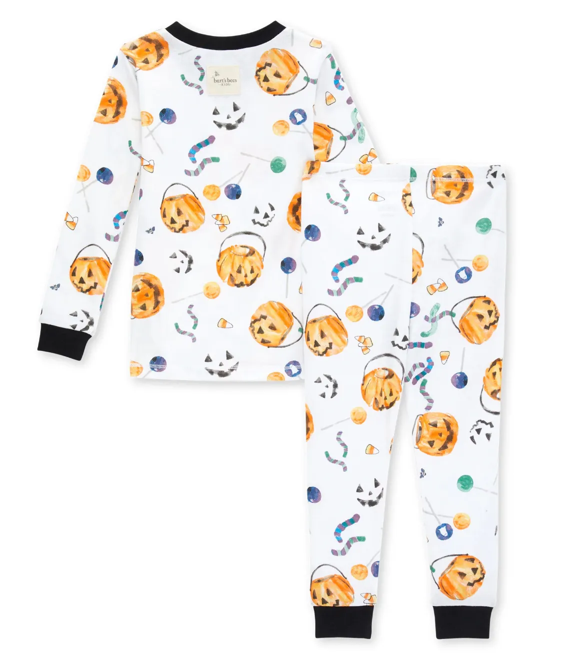 Burt's Bees - Trick or Treats Two-Piece Pajamas in Cloud