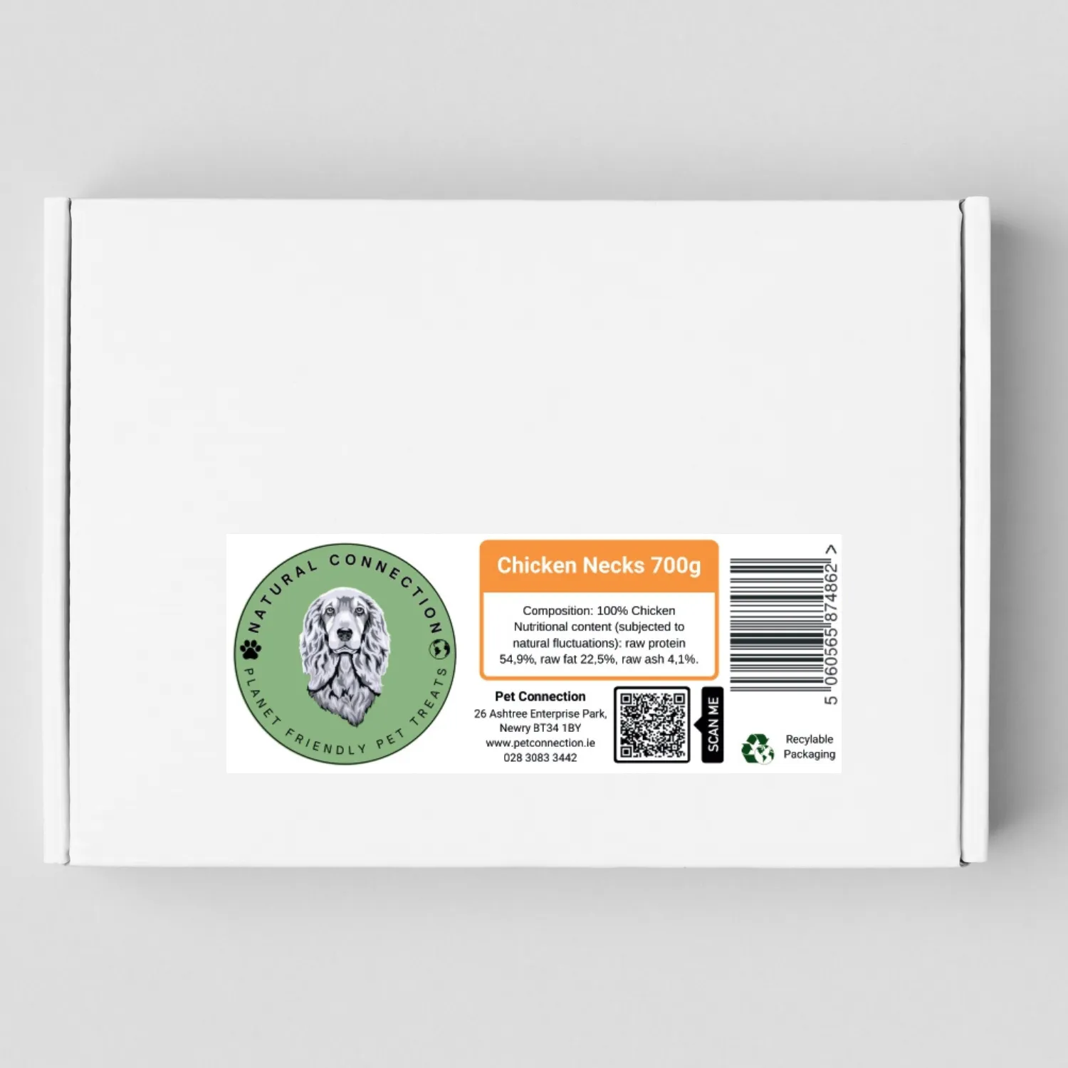 Chicken Necks | Wholesome Joint Care Dog Treat by Natural Connection