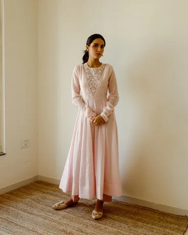 Coral Kurta with Trouser and Duppata