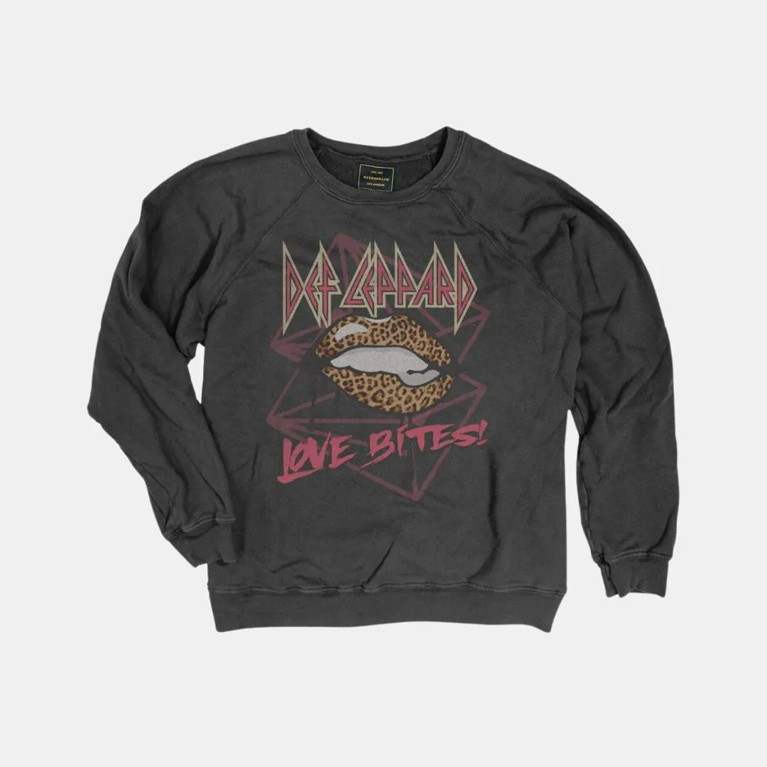 Def Leppard "Love Bites" Sweatshirt (Black)