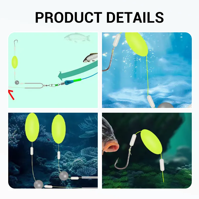  Double-Hook Reverse Bottom Rig! Upgraded version boosts hook-up rate by 50%  say goodbye to snagging! 