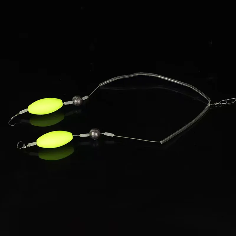  Double-Hook Reverse Bottom Rig! Upgraded version boosts hook-up rate by 50%  say goodbye to snagging! 