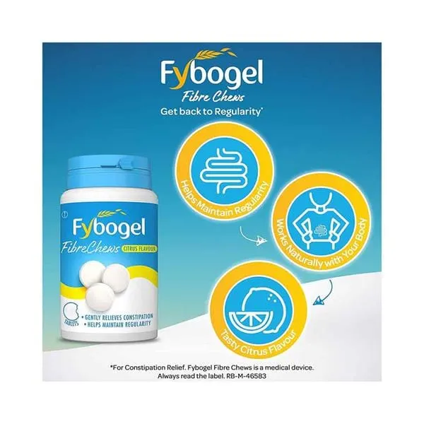 Fybogel Fibre Chews Citrus Flavour (60)