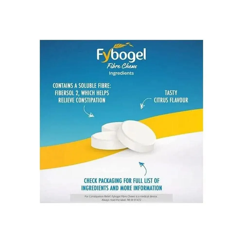 Fybogel Fibre Chews Citrus Flavour (60)