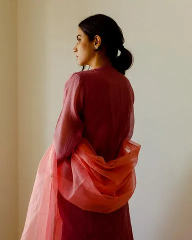 Lilac Kurta with Trouser and Duppata