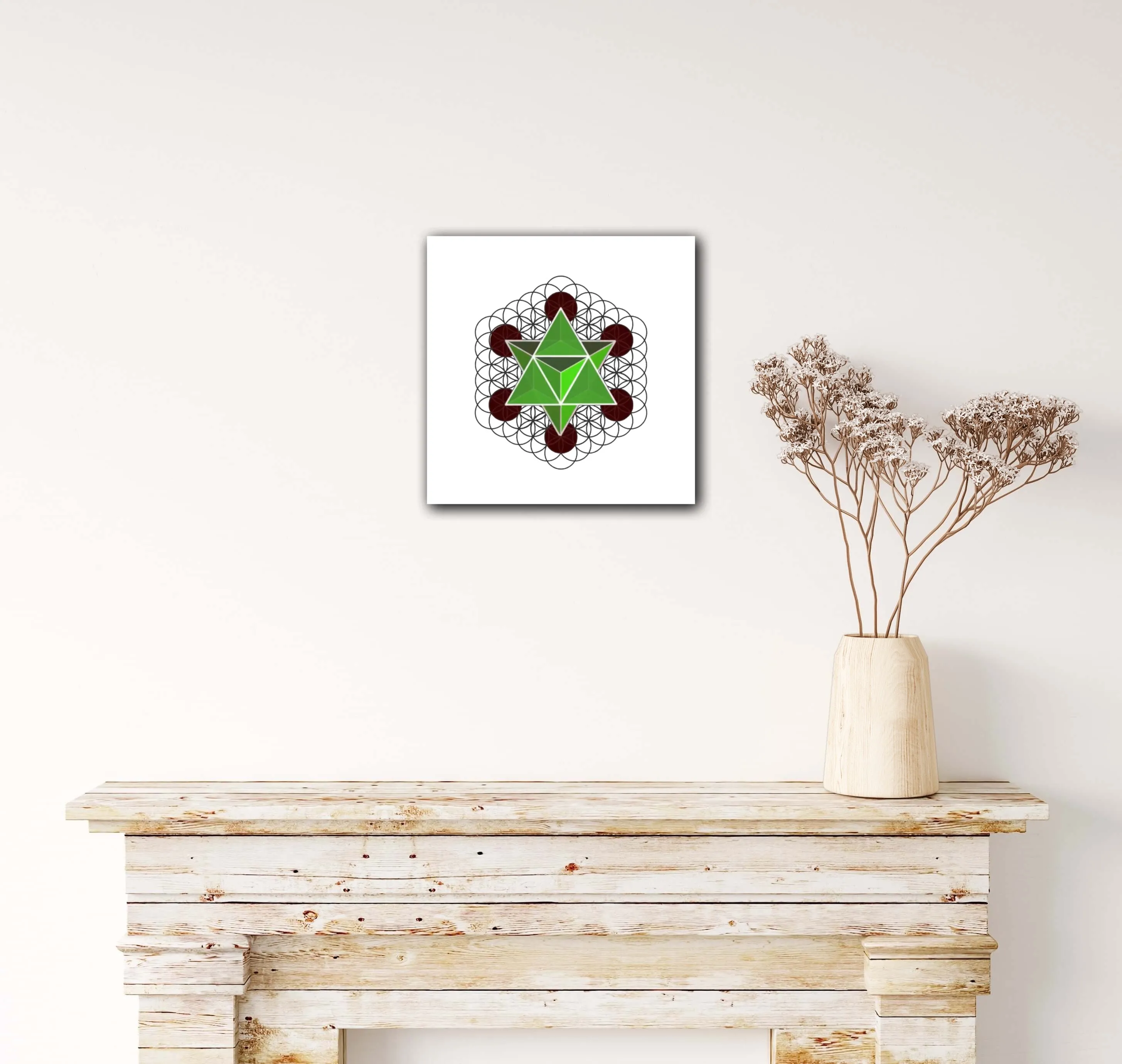 Merkaba Star Tetrahedron  C-Type Print