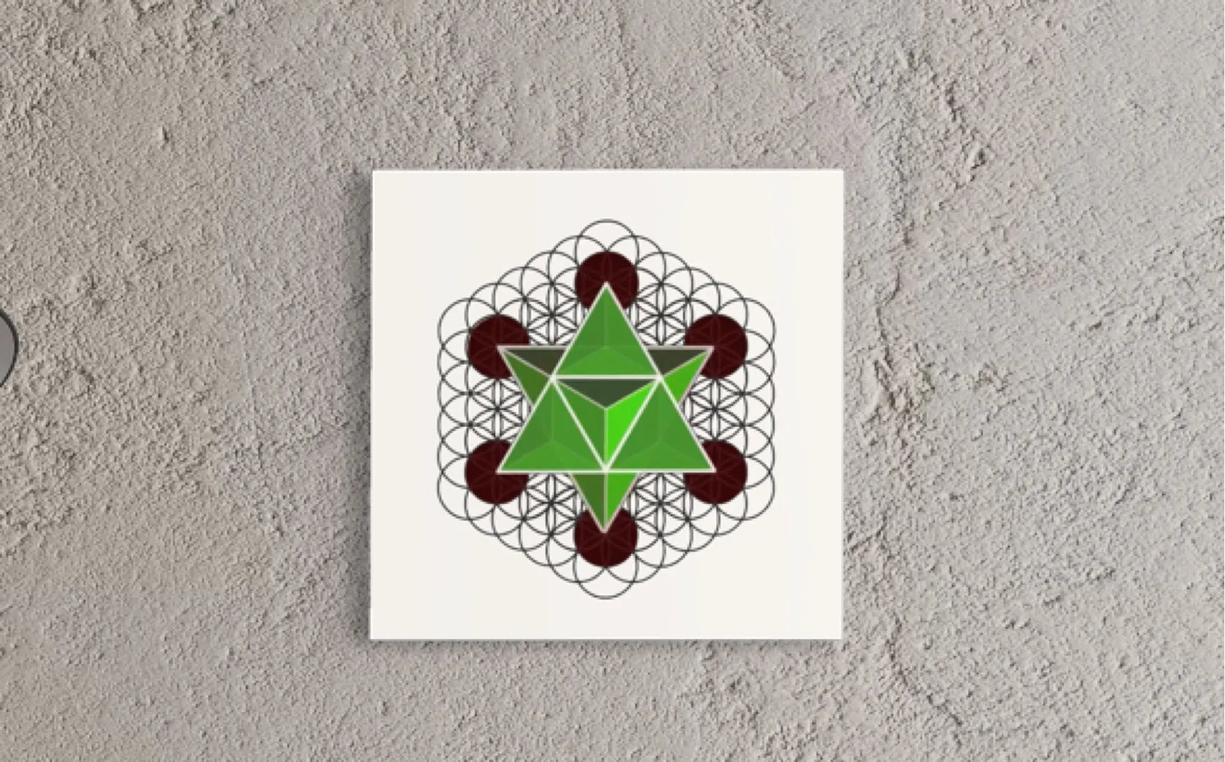 Merkaba Star Tetrahedron  C-Type Print