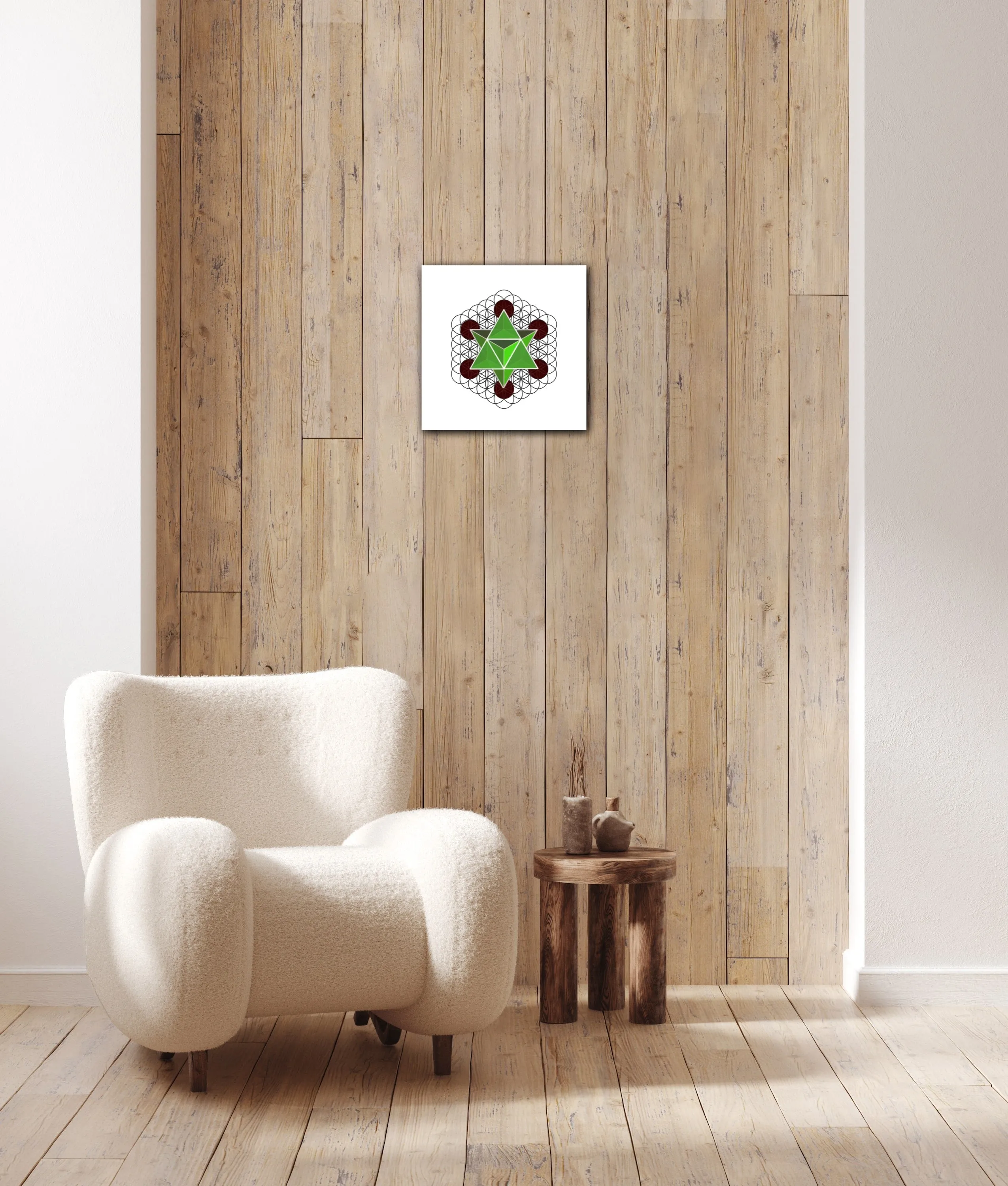 Merkaba Star Tetrahedron  C-Type Print