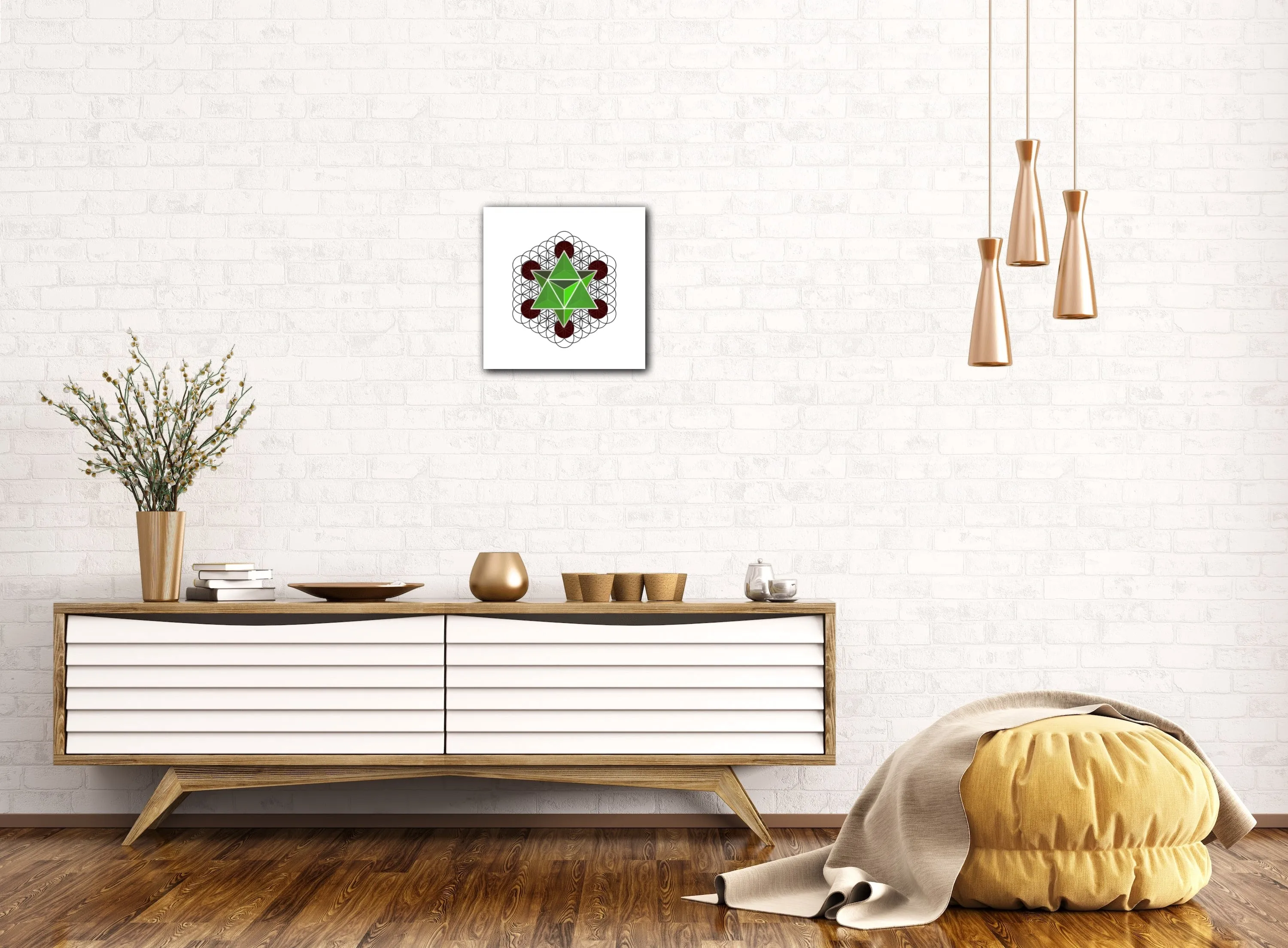 Merkaba Star Tetrahedron  C-Type Print