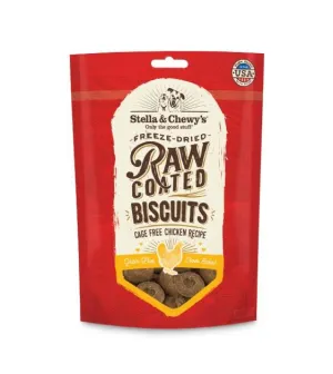 Stella & Chewy’s Raw Coated Biscuits (Chicken) Dog Treats