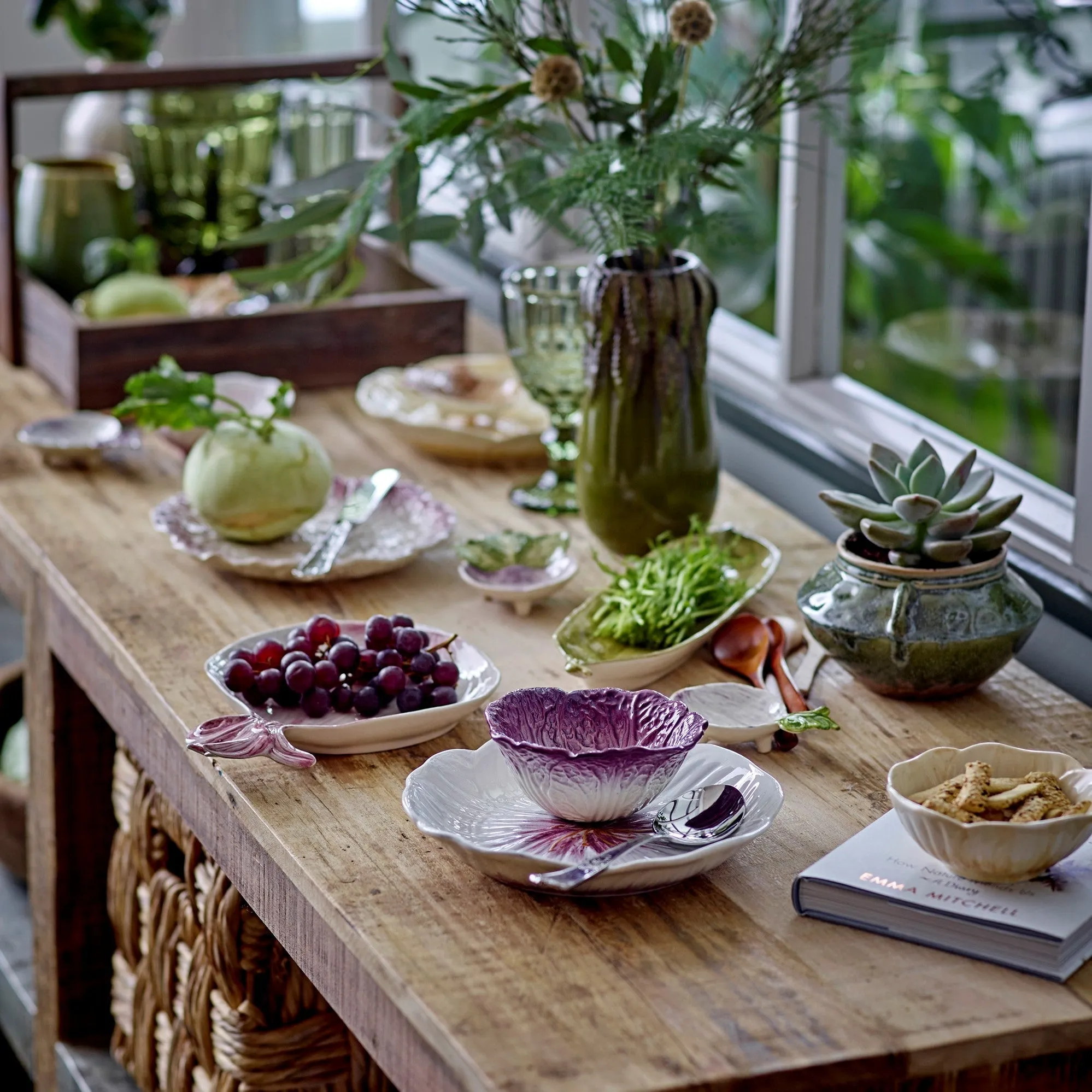 Stoneware Veggie Series - Purple Onion Plate