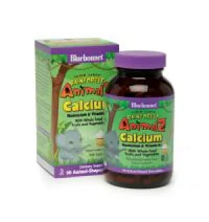 SUPER EARTH RAINFOREST ANIMALZ CALCIUM MAGNESIUM VITAMIN D3 ANIMAL-SHAPED, 90 CHEWS