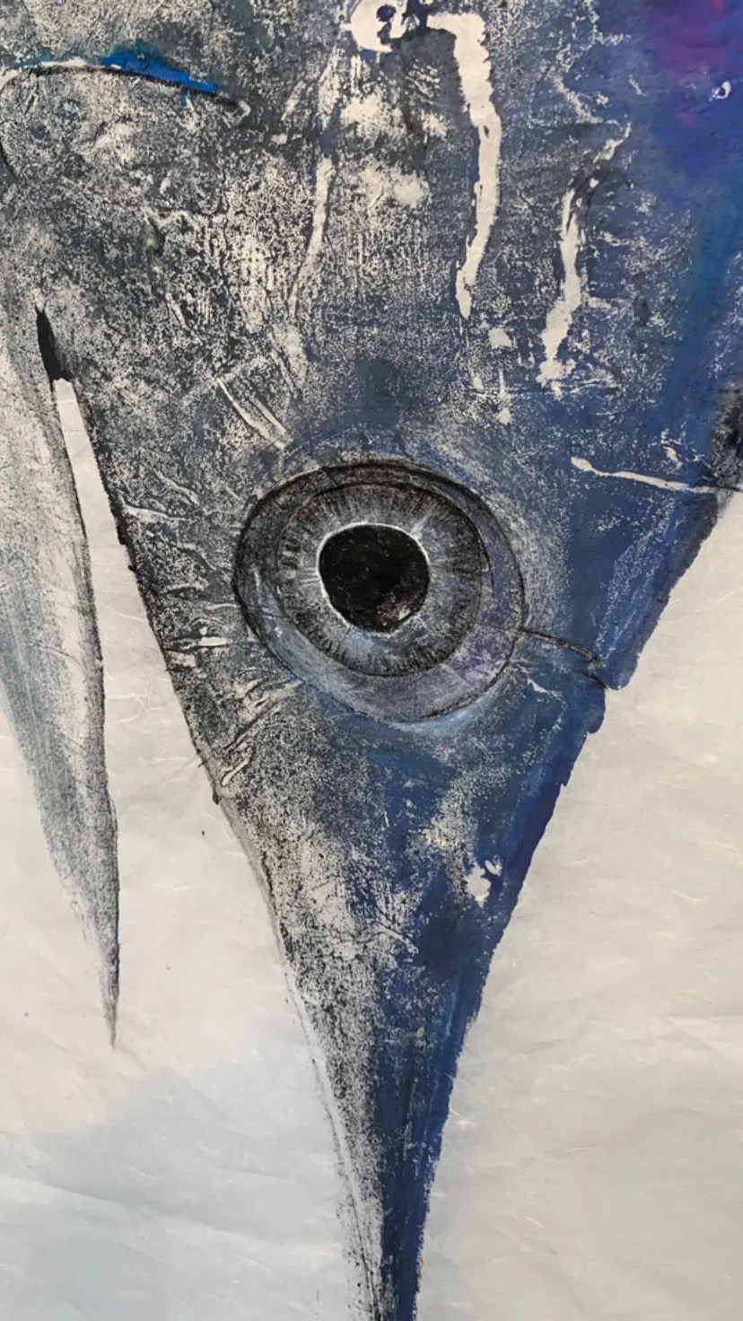 Swordfish head