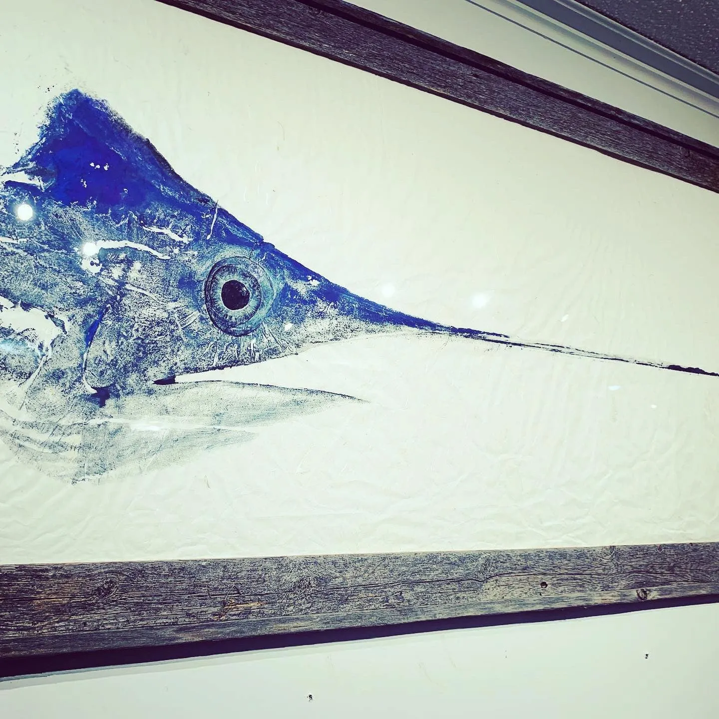 Swordfish head