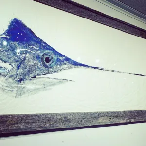 Swordfish head