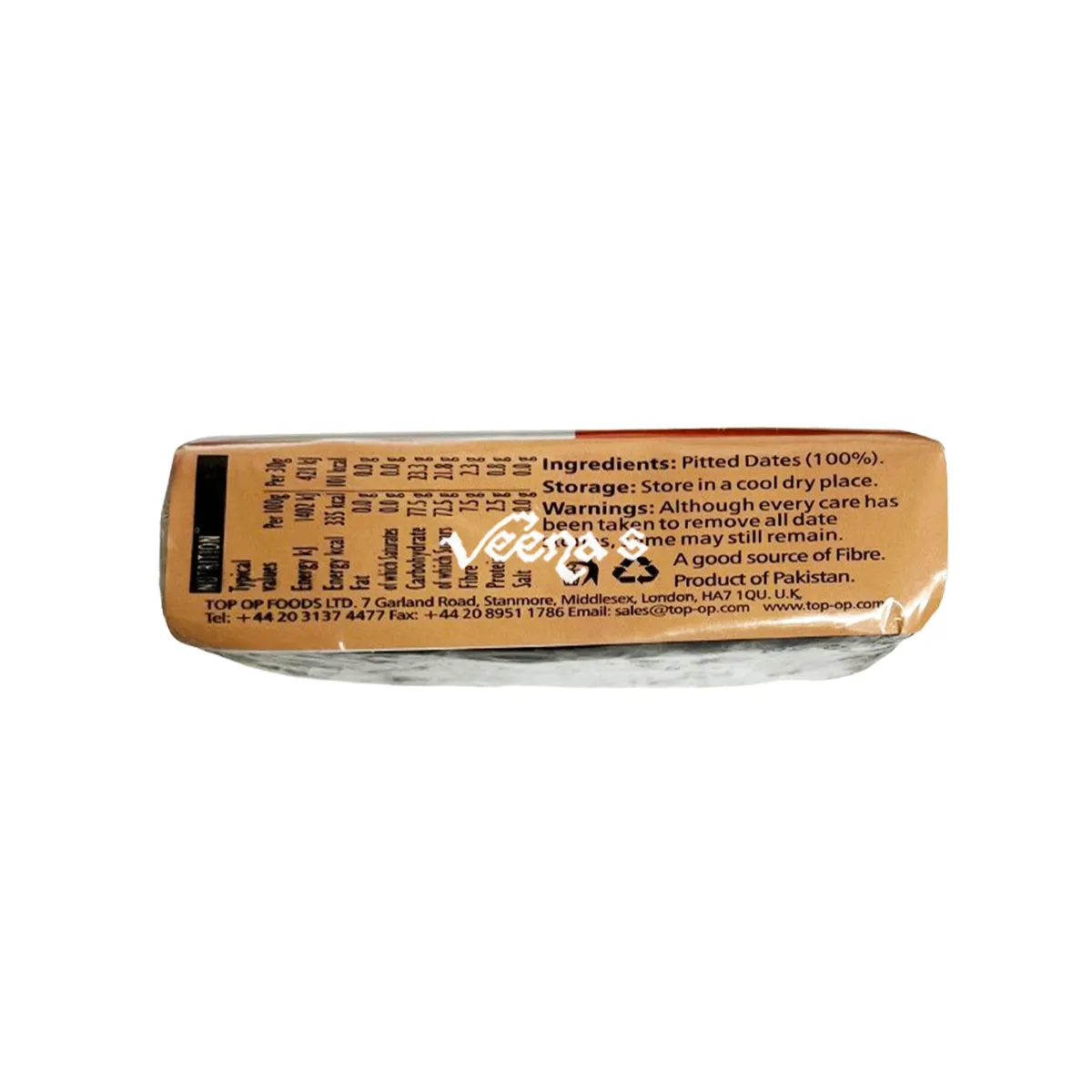 Top Op Pitted Dates (Seedless) 250g