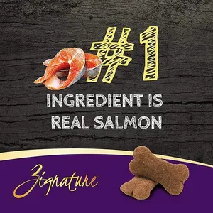 Zignature Ziggy Bars Salmon Formula Crunchy Dog Treats 12oz